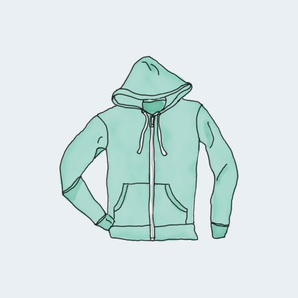 Hoodie with Zipper - edited by mcp
